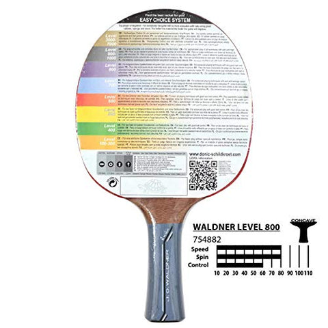 Image of Donic 1200088 Wood Waldner 800 Table Tennis Bat (Colour May Vary)