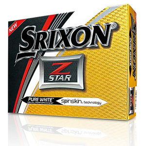 Srixon Z-Star 2017 Golf Balls, White (One Dozen)