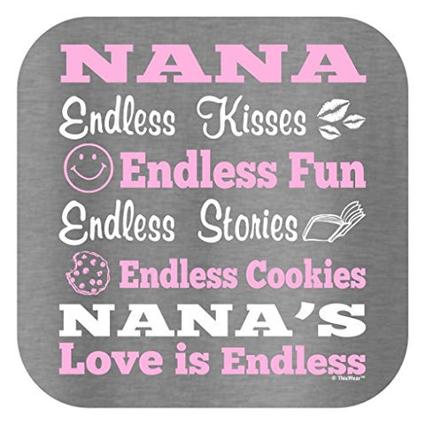 Image of Nana Endless Love Ladies T-Shirt 2XL Sport Grey