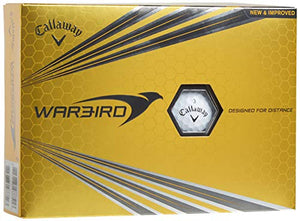 Callaway Warbird Golf Ball, Prior Generation, (One Dozen), White