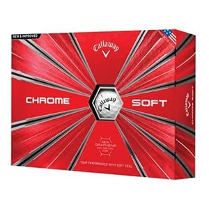 Callaway 2018 Chrome Soft Golf Balls (One Dozen), White