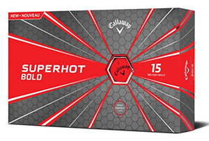 Callaway Golf 2018 Superhot Golf Balls (Pack of 15), Bold Red