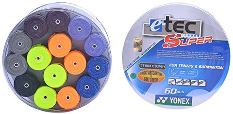 Image of YONEX Etech 902 Blend Badminton Grips (Multicolour) - Pack of 5