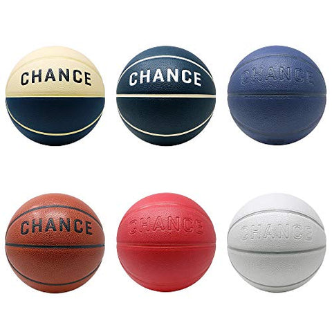 Image of Chance Indoor/Outdoor Basketball - Composite Leather (Sizes: 5 Youth, Size 6 WNBA Womens, Size 7 NCAA Mens, Official NBA Basketball Ball Size) (6 Women's Official - 28.5", Classic)