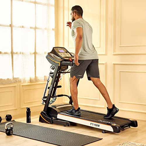 Fitkit FT150M (4.5HP Peak) Motorised Treadmill with Free Home Installation, 1 Year Warranty and Trainer Led Sessions by Cult.Sport
