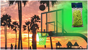 Glow in the Dark Outdoor Basketball Net Rim Hoop Heavy Duty