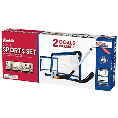 Image of Franklin Sports 3-in-1 Sports Set