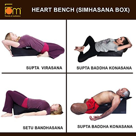 Image of Friends Of Meditation Iyengar Yoga Heart Bench