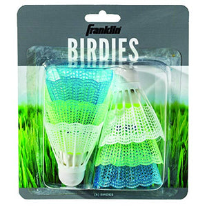 Franklin Sports Birdies Shuttlecock (6-Pack), 1/White