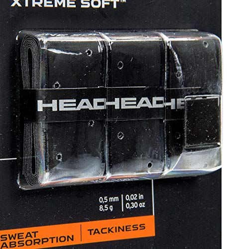HEAD Polyurethane Extreme Soft Tennis Grip (Black)