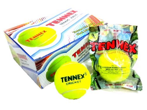 TENNEX Rubber Tennis Ball, Size Standard, (Yellow)