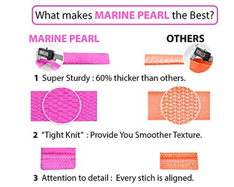 Image of Marine Pearl 8ft Heavy Duty Cotton Anti Sweat Yoga Strap for Stretching Best for Daily Stretching Yoga, Pilates, Physical Therapy, Fitness