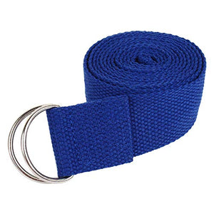 Strauss Yoga Belt, 8 Feet, (Blue)