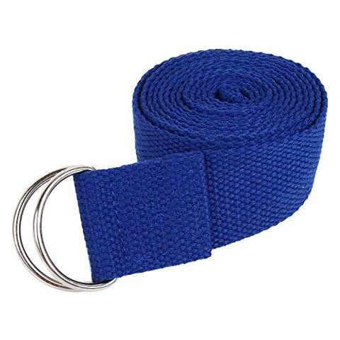 Image of Strauss Yoga Belt, 8 Feet, (Blue)