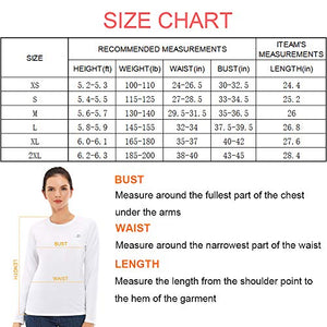 Devoropa Women's SPF Sun Shirts UV Protection Outdoor Performance Long Sleeve T-Shirt Blue XS