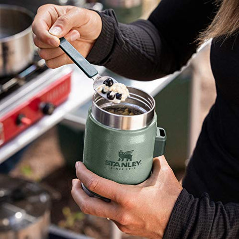 Image of Stanley The Legendary Food Jar + Spork 14oz Hammertone Green