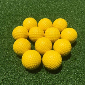 Skylife Golf Practice Balls 12 Count, Soft Golf Foam Balls for Indoor Outdoor Backyard Training (Yellow 12pcs)