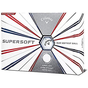 Callaway Golf Supersoft Golf Balls, (One Dozen), White