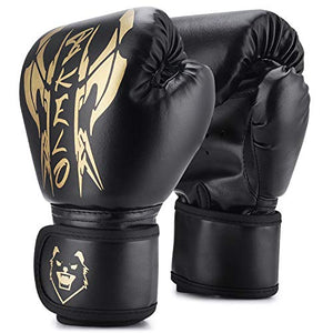 Kids Boxing Gloves, Sparring Gloves for Kids 3-15, Youth Training Gloves with Junior Punch PU Leather, Kids Boxing Gloves for Punching Bag, Kickboxing, Muay Thai, MMA