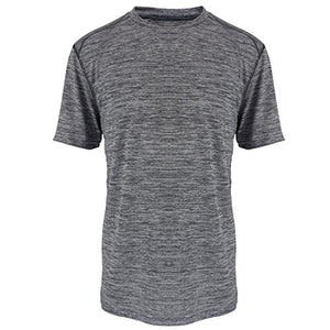 Sports T-Shirts for Men Quick Dry Wicking Workout Athletic Running Training Tee Active Tops Sportswear Light Grey