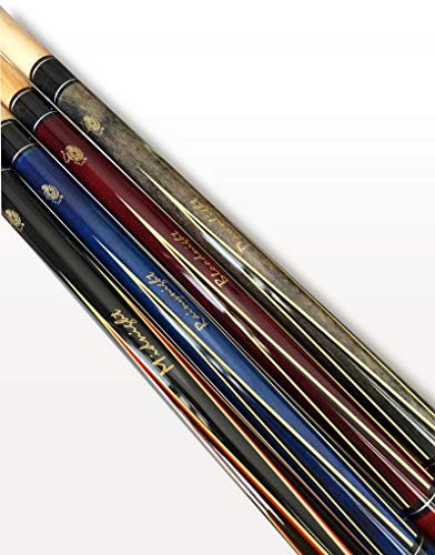 Tai ba cues Pool cue Linen Wrap Pool Stick cue with 13mm Multilayer Leather Tip, 58", Hardwood Canadian Maple Professional Billiard 19, 20, 21 Oz (Selectable) 2-Piece Pool Cue Stick