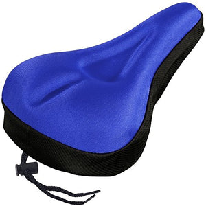 SHIVEXIM Gel Bicycle Seat Cover( Free Size , Blue ).