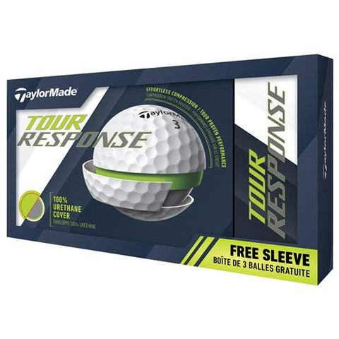 Image of TaylorMade Tour Response Golf Ball, White, Dozen