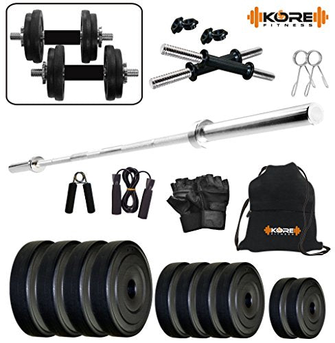 Kore K-PVC-20KGCOMBO9 Home Gym and Fitness Kit