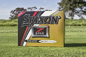 Srixon Z-Star 2017 Golf Balls, White (One Dozen)