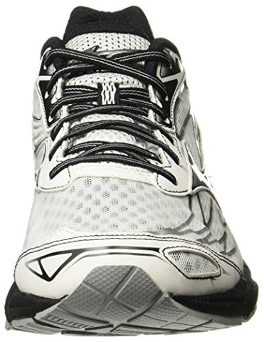 Image of Mizuno Men R638B53 Wave Catalyst White/Silver/Black Running Shoes-6 UK/India (39 EU) (J1GC163305)