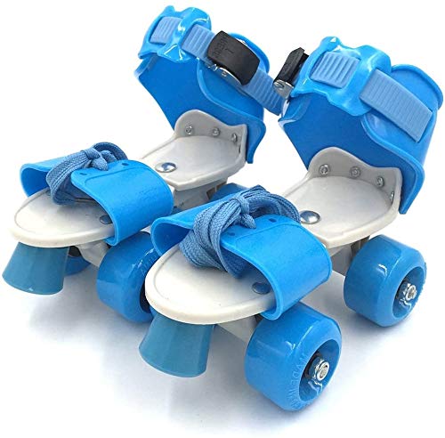 Authfort Kid's Children's Adjustable Speed Quad Roller Skates Shoes