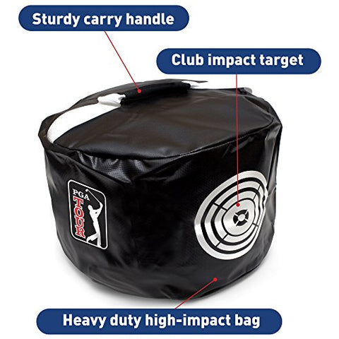 Image of PGA Tour Power Play Golf Impact Bag with DVD Guide - Black