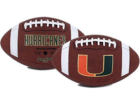 Image of Miami Hurricanes "Game Time" Full Size Football