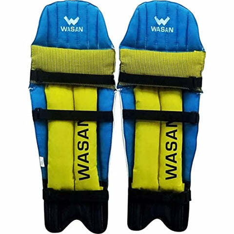 Image of WASAN PVC Cricket Batting Legguard Pads for Youth (10-16 Years, white)