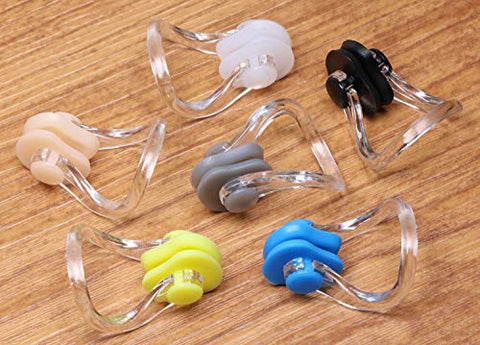 Image of PENTA ANGEL 6Pcs Silicone Swimming Nose Clip Plugs Waterproof Swim Training Nose Protector for Adults and Kids