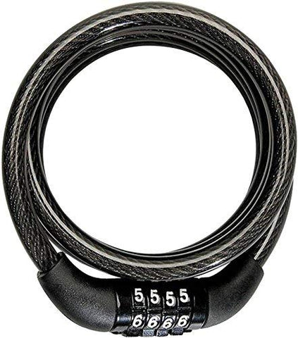 Image of torso Cycle Locks Anti-Theft Steel Strong Bike Lock Bicycle Helmet Lock with Password (Black)