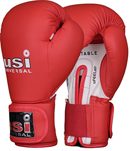 USI Universal LITE Contest Gloves (609MPU) (Red, 10 oz)