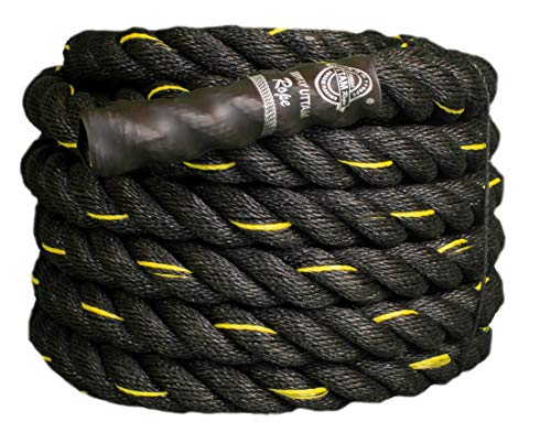 ESSKAY Uttam Rope Pro Black Battle Rope Exercise Rope 1.5 INCH (50 Feet)