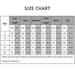 Men's Sports Casual Tracksuit Set Hooded Long Sleeve Running Jogging Sweat Suits Blue L #49