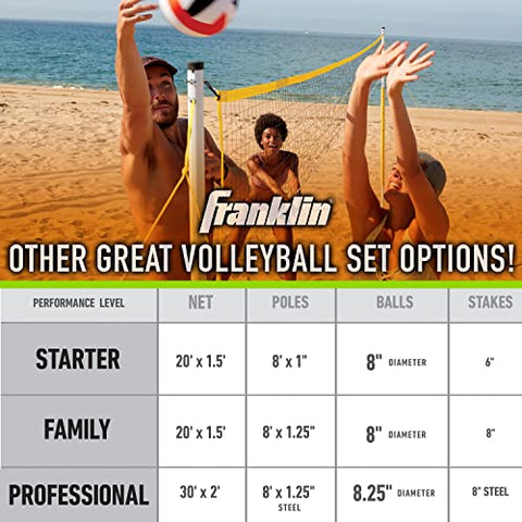 Image of Franklin Sports Intermediate Volleyball Set