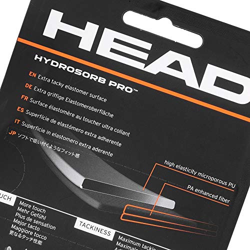 HEAD 1100687 Hydrosorb Pro Tennis Grip (Black) 285303