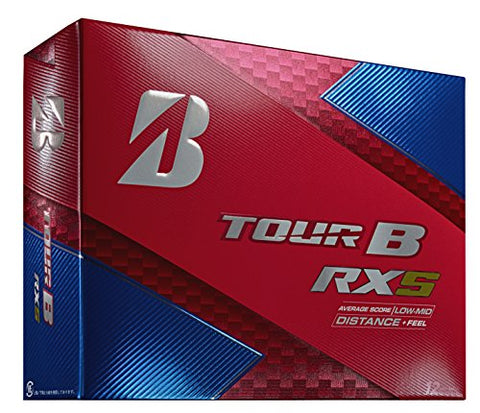 Image of Bridgestone Golf 2018 Tour B RXS Golf Balls, White (One Dozen)