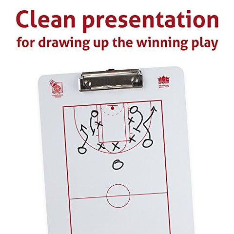 Image of Crown Sporting Goods Dry Erase Basketball Coaching Clipboard