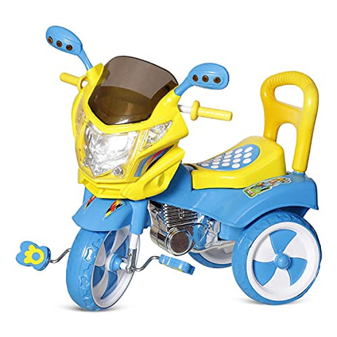 Image of Dash Stylish Kids Tricycle , tricycles , Kids Cycle , Ride on for boy and Girl for 2 to 5 Years with Under seat Storage Space, Lights and Music (Blue)