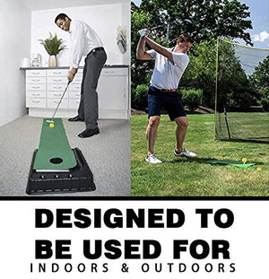 Champkey IMPACTECH Hybrid Rubber Practice Golf Balls - Designed for True Practice，High Impact Training Golf Balls ，Indestructible and Resistant to Dents (Yellow, 12 Pack)