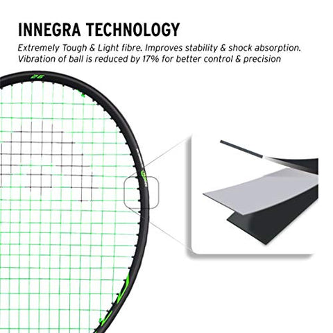 Image of HEAD IG Speed 26 Graphite Composite Tennis Racquet | Strung | for Juniors - Both Beginners & Intermediate