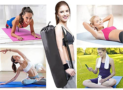 Image of REXERA® Yoga Mat for Gym Workout and Yoga Exercise with 6mm Thickness, Anti-Slip Yoga Mat for Men & Women Fitness (Qnty.-1 Pcs.) (Grey Color)