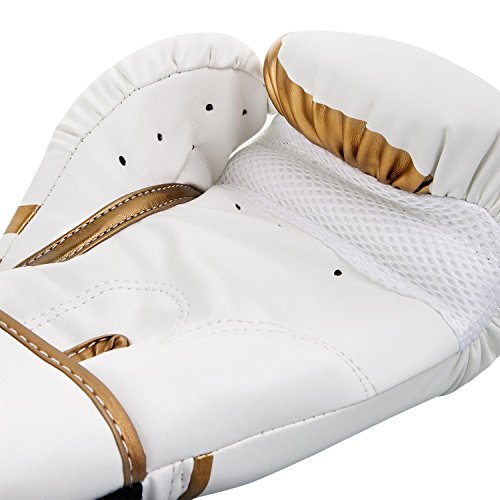 Venum Challenger 2.0 Boxing Gloves - 14 oz, White/Gold, 14 oz