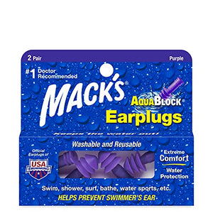 Mack's Soft Flanged Block EaRP Accessorieslug PuRP Accessoriesle 2 Pair