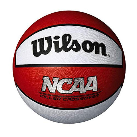 Image of Wilson Killer Crossover Basketball, Red/White, Official Size 29.5-Inch